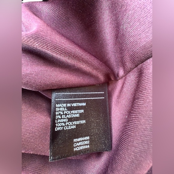 Laundry by Shelli Segal PURPLE FLORAL PLEATED CAREER SHEATH DRESS SIZE 14 - Picture 10 of 10